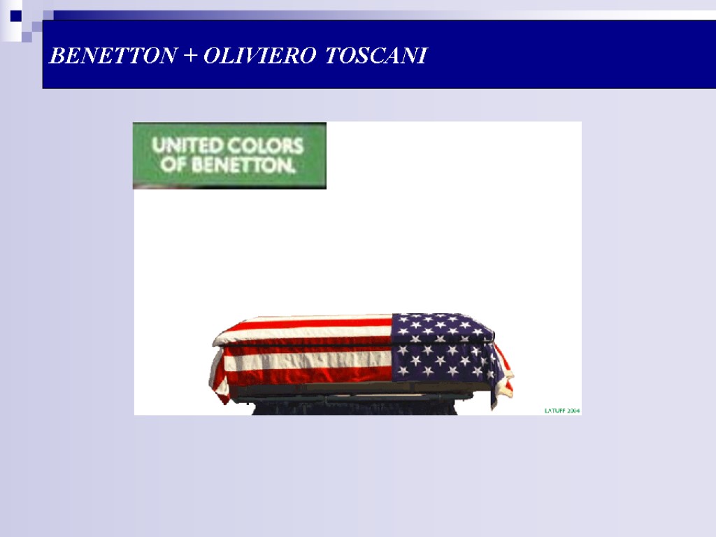 BENETTON + OLIVIERO TOSCANI